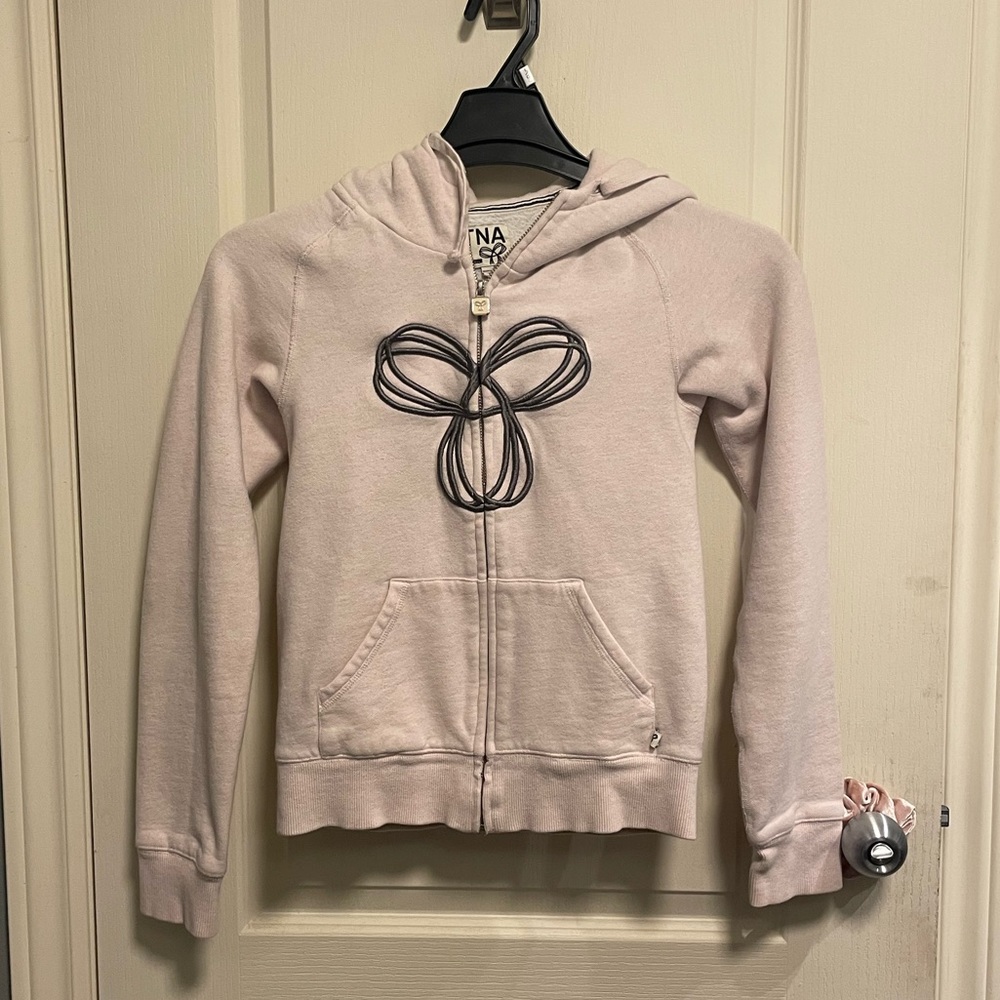 TNA Light Pink Zip Up